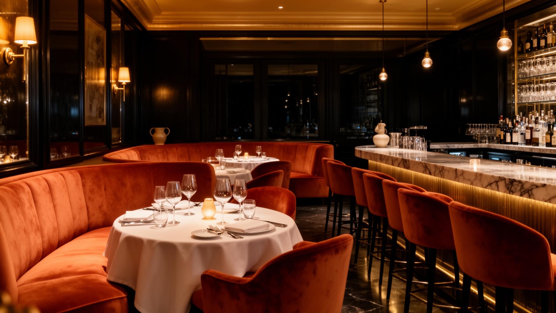 Elegant dining interior
